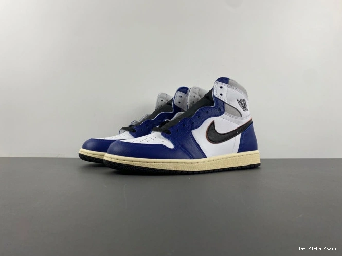 1st Kicks Jordan Rare High 545 Deep Air 1 OG UrbanStyle Royal Blue Air DZ5485- 1202